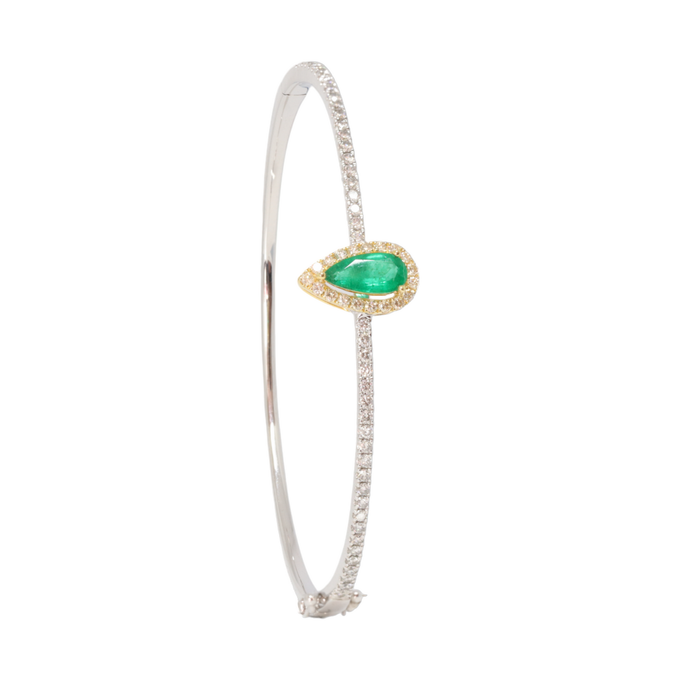 Emerald and Diamond Bangle