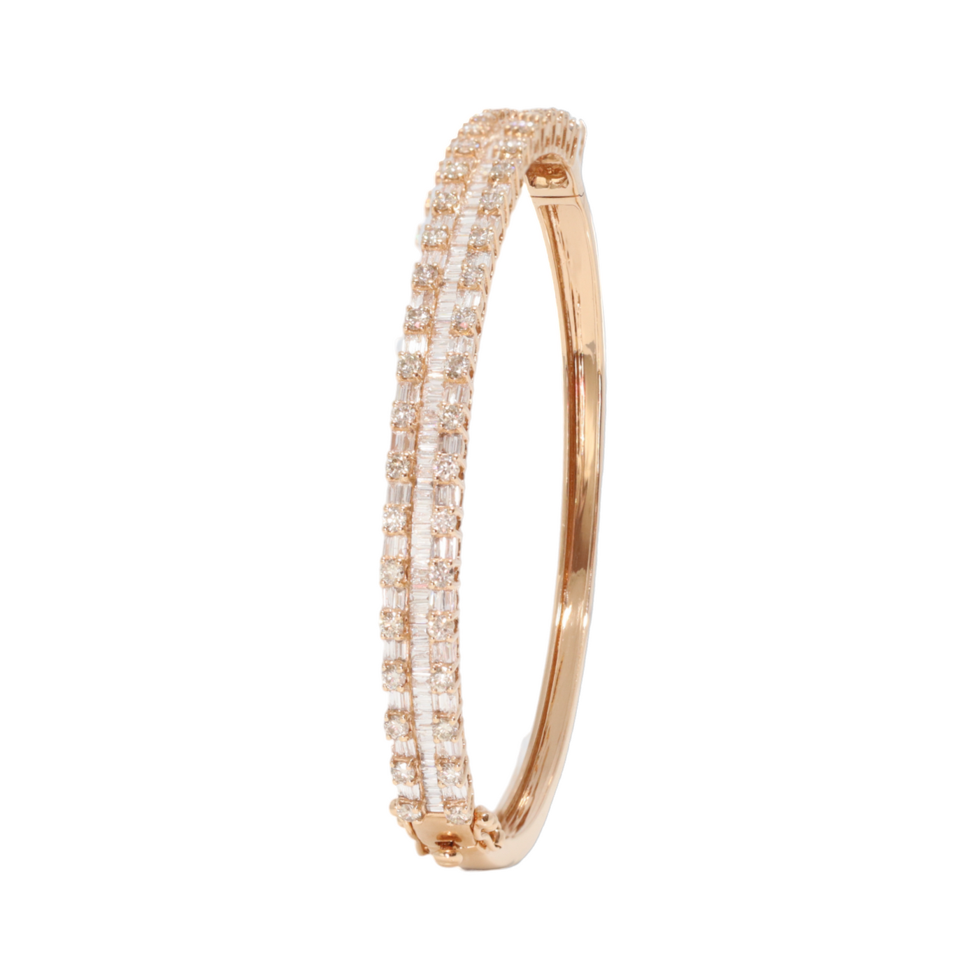 Baguette Diamond Bangle