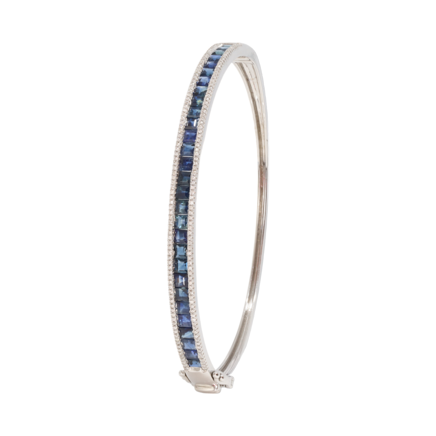 Sapphire and Diamond Bangle