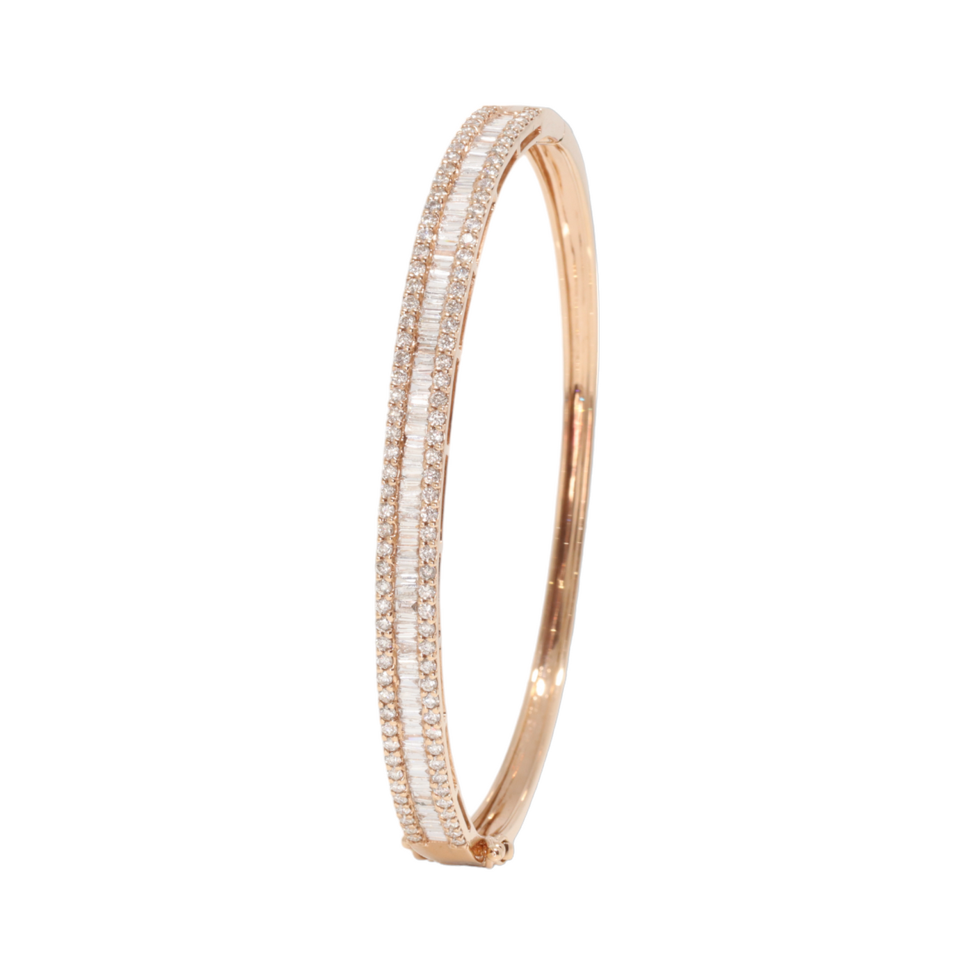 Baguette Diamond Bangle