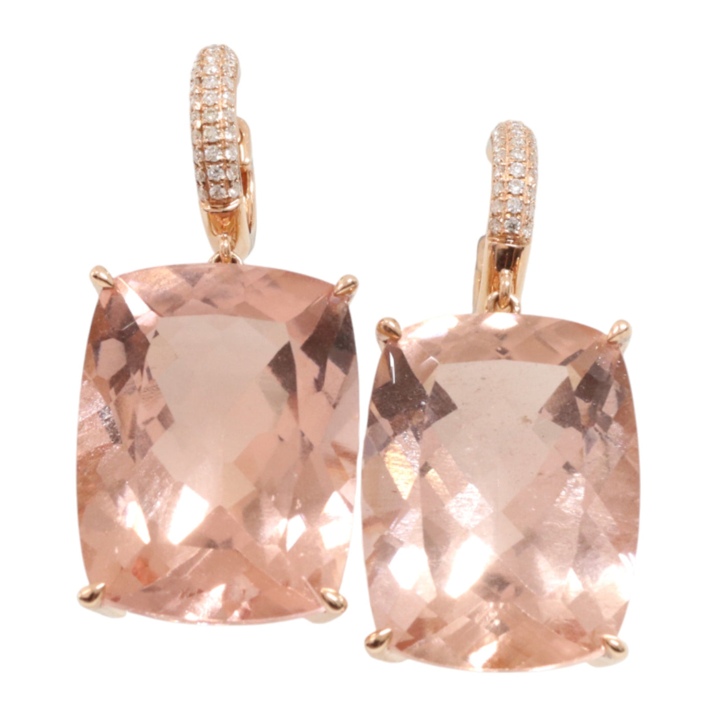 Morganite Earrings