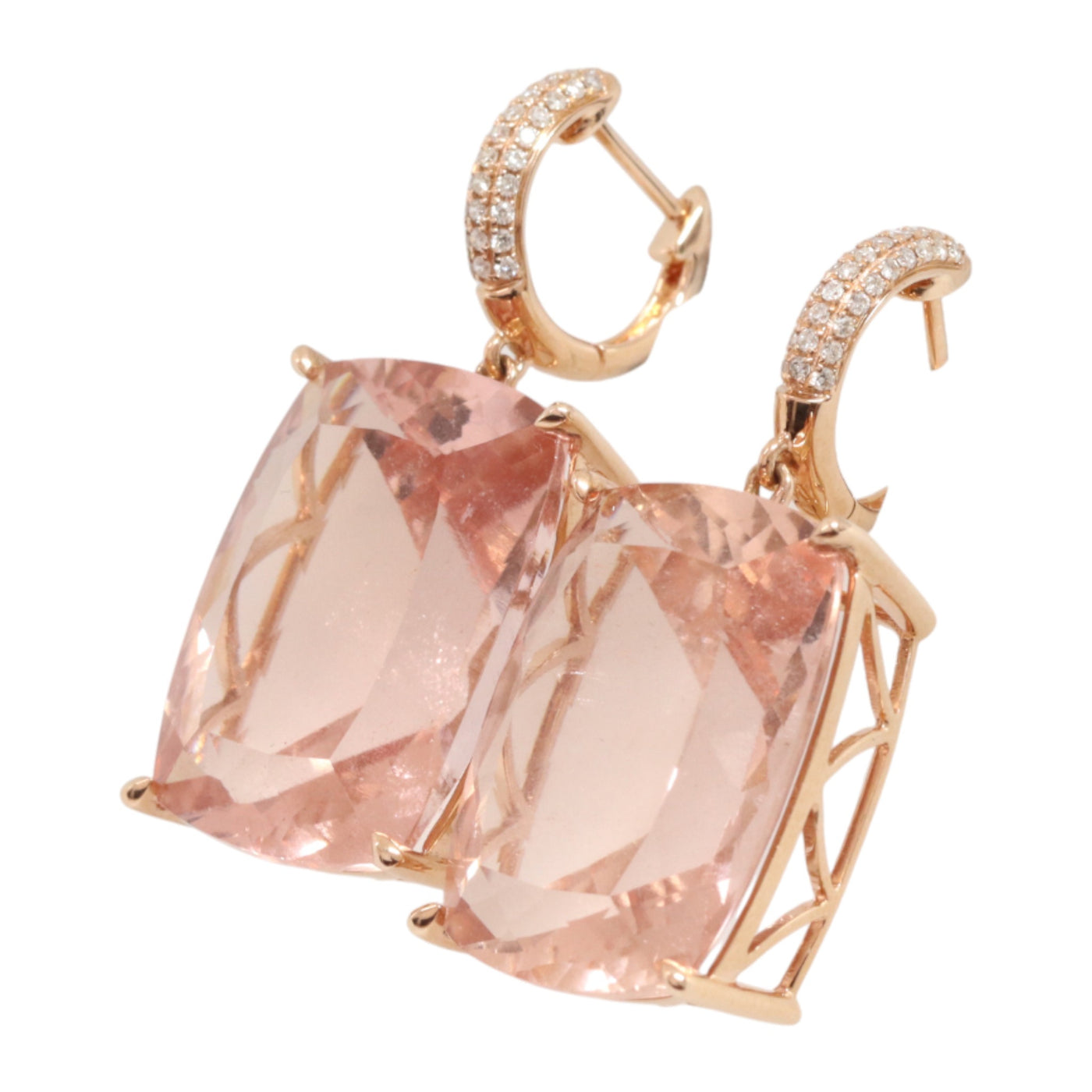Morganite Earrings