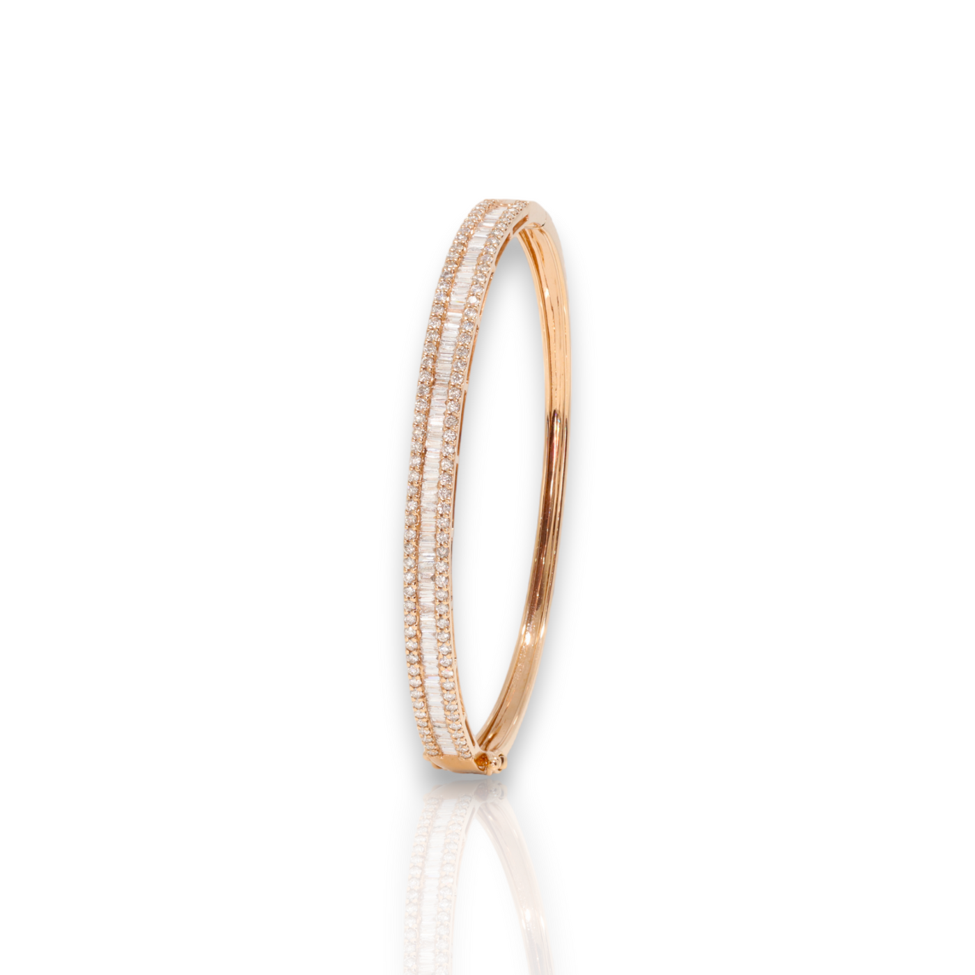 Baguette Diamond Bangle