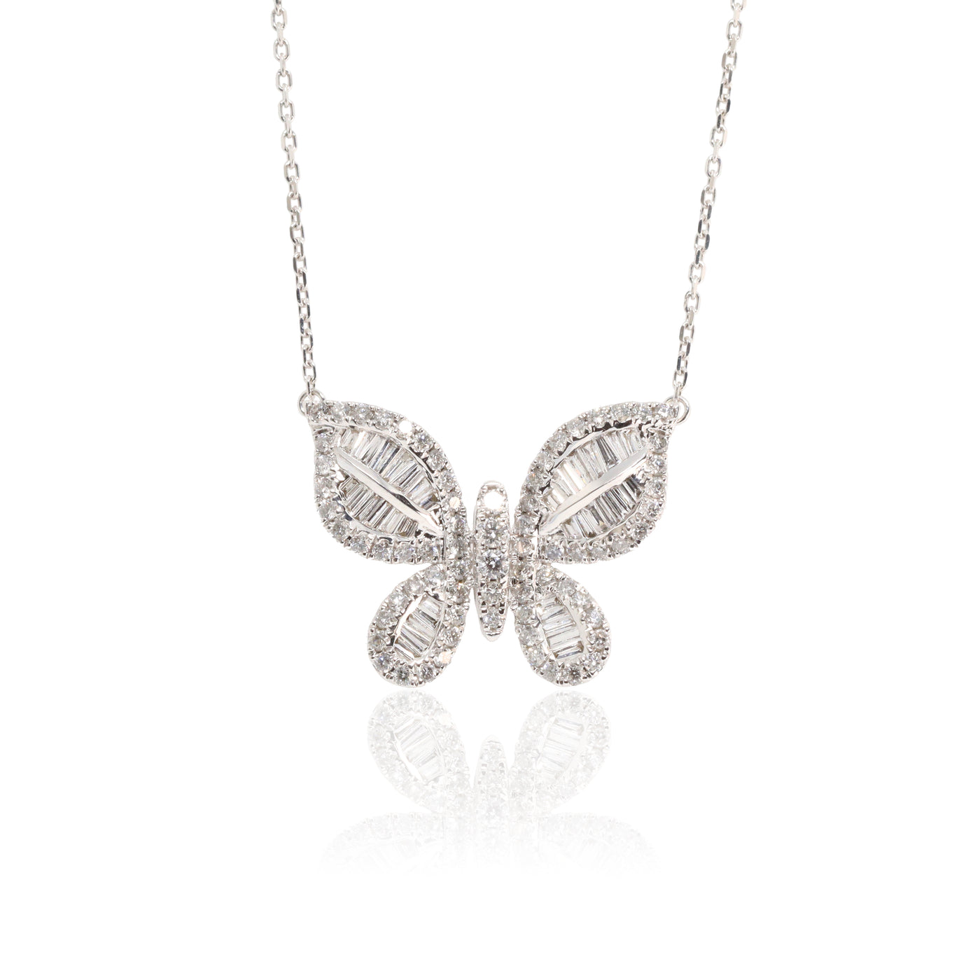 Butterfly Diamond Pendant