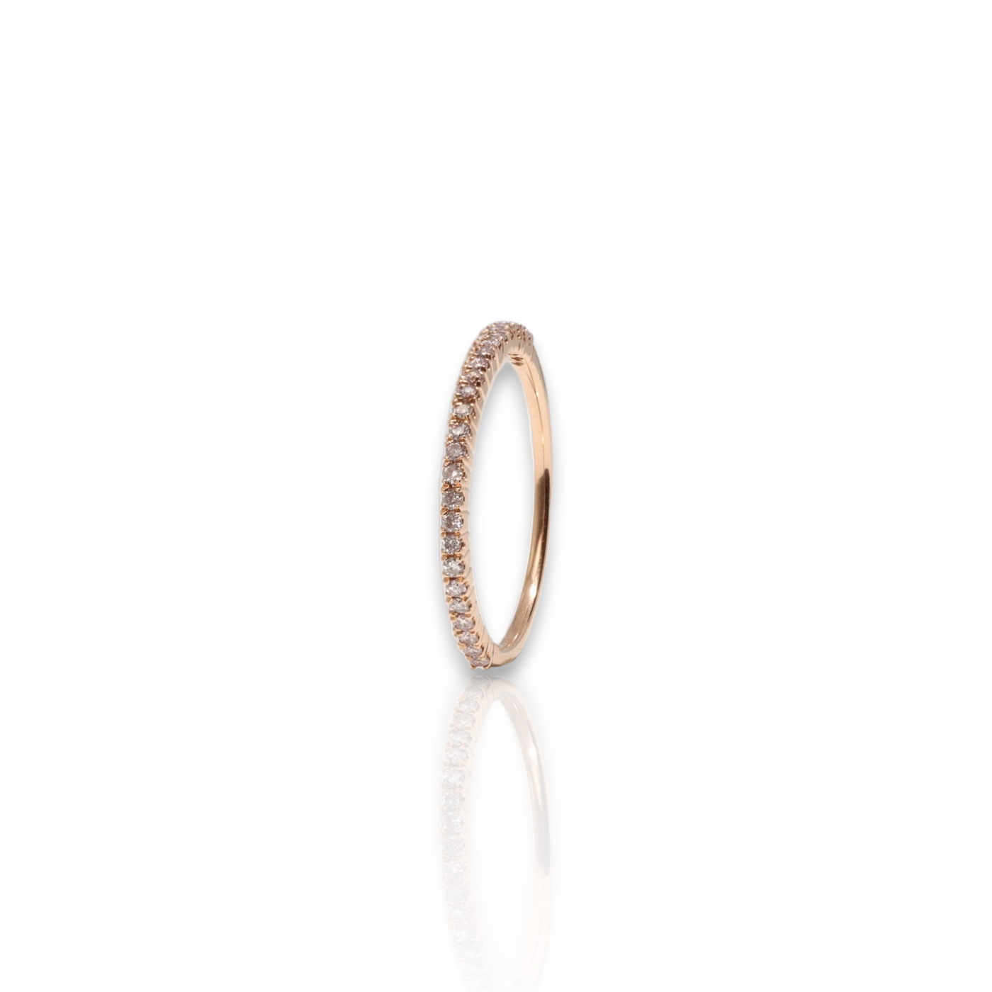 Rose Gold Diamond Band