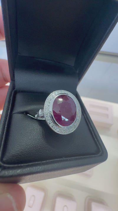 RUBY AND DIAMOND RING