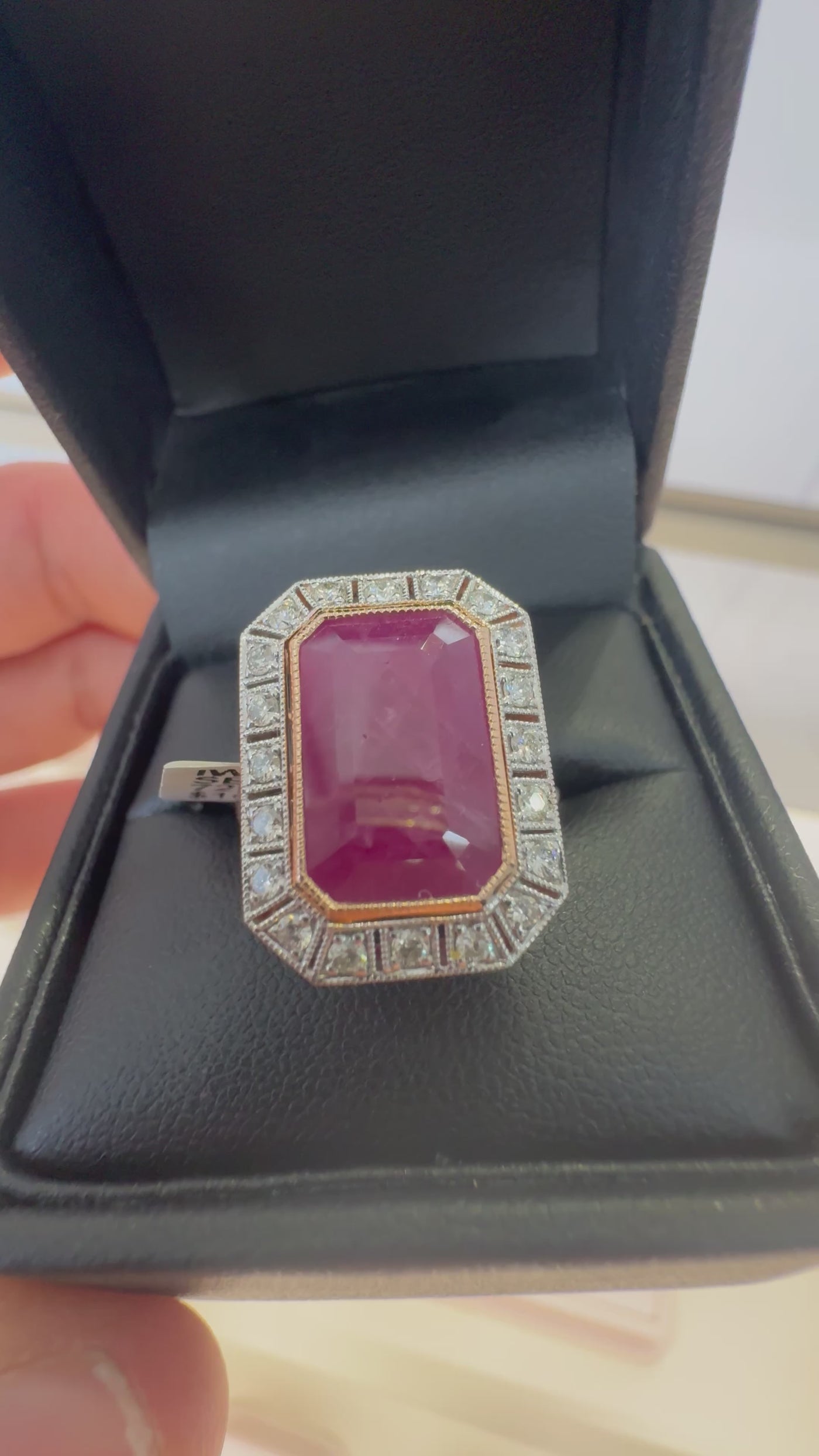 RUBY AND DIAMOND RING