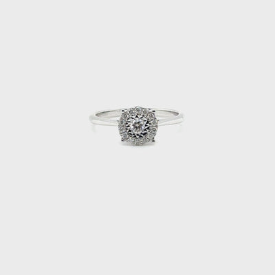 Diamond dress ring