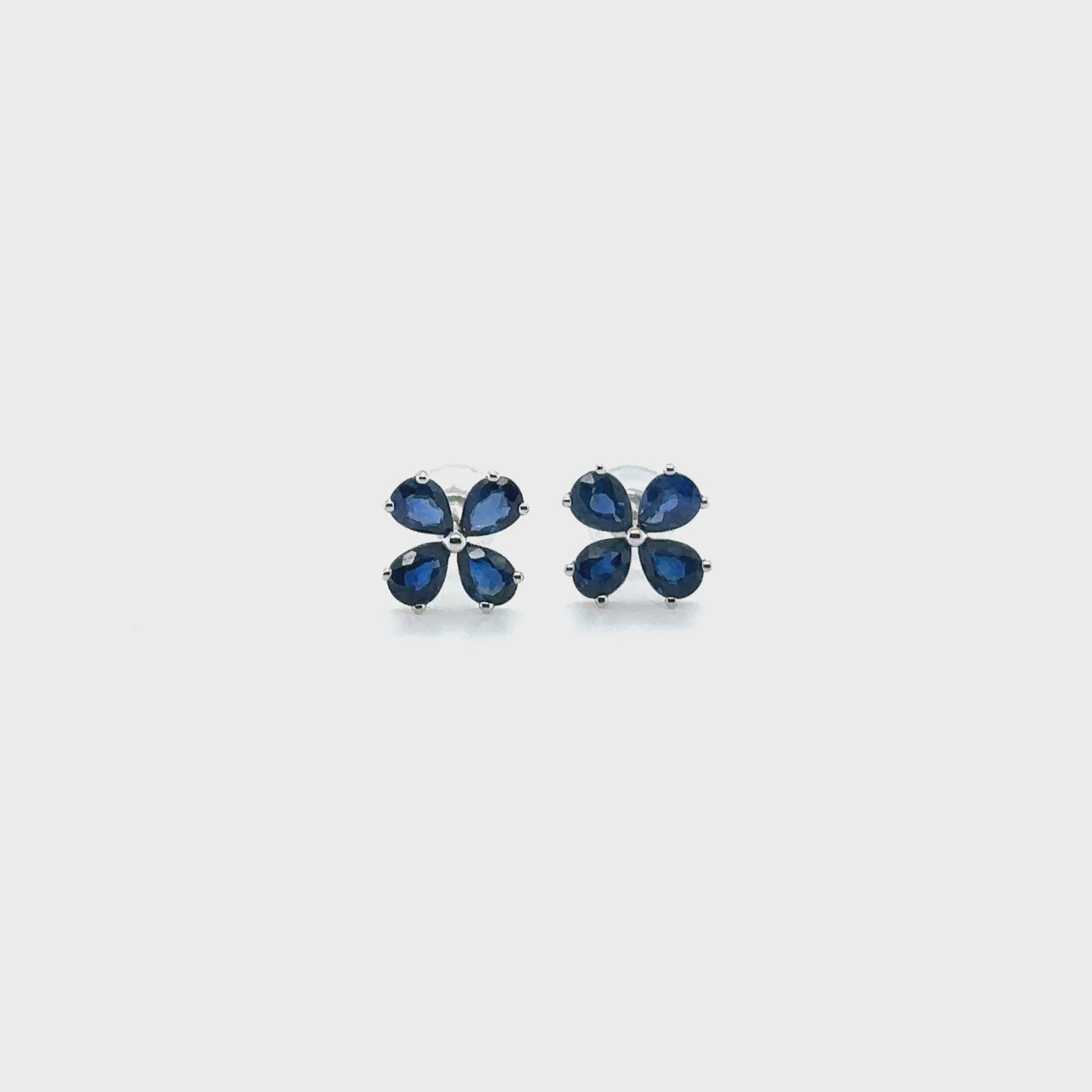 Blue Sapphire Earrings