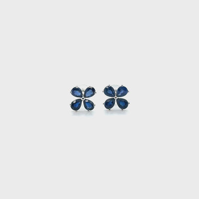 Blue Sapphire Earrings