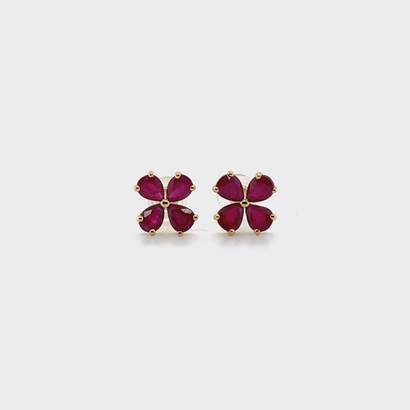 Ruby Stud Earrings