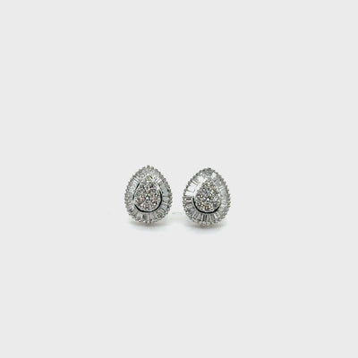 TearDrop Diamond Earrings