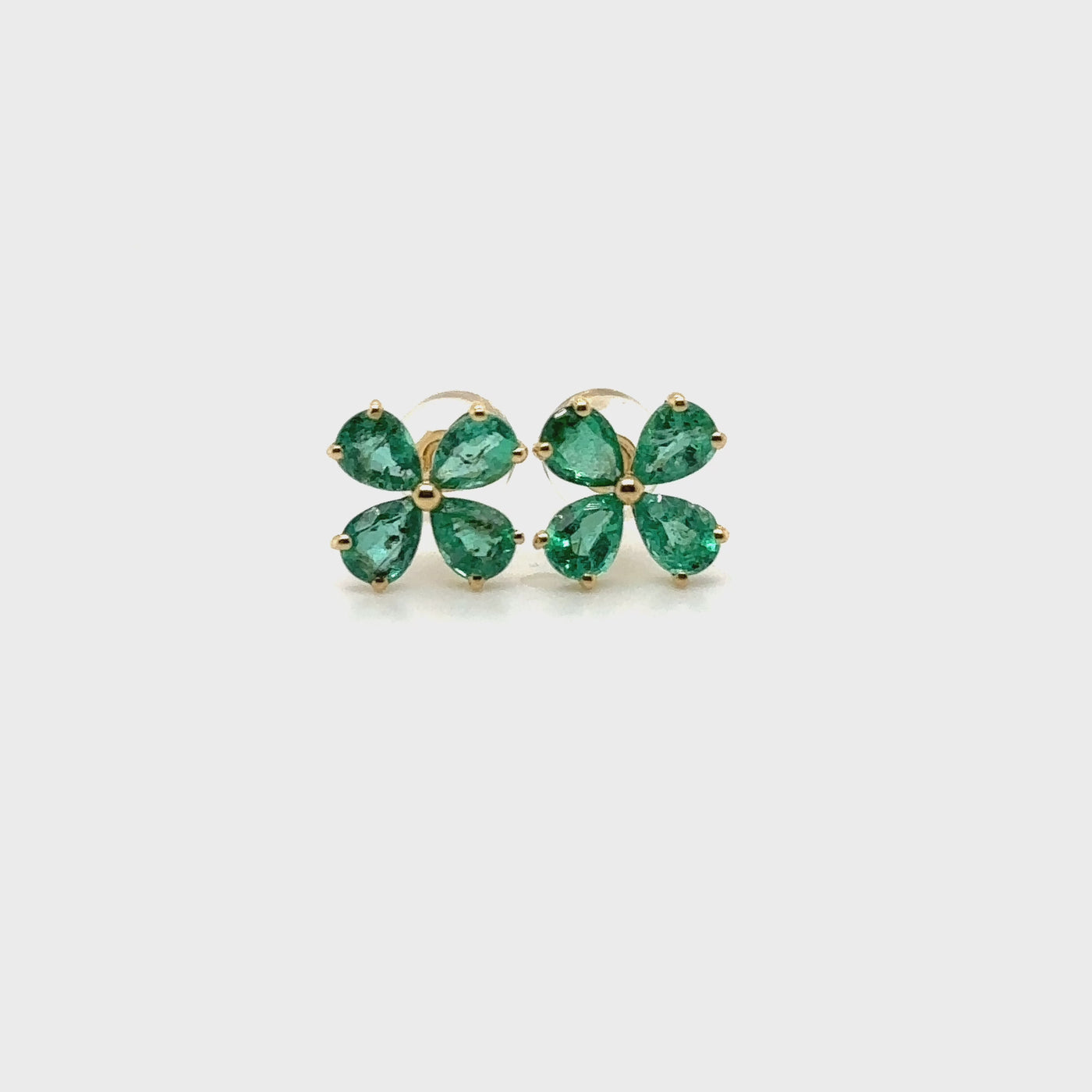 Emerald Stud Earrings