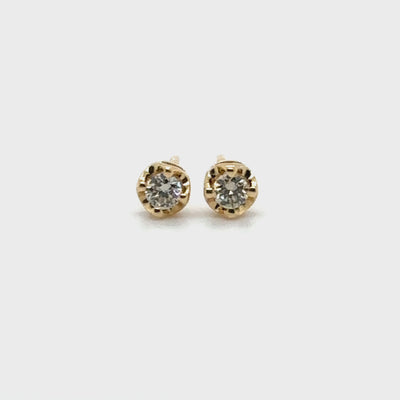 Diamond Stud Earrings