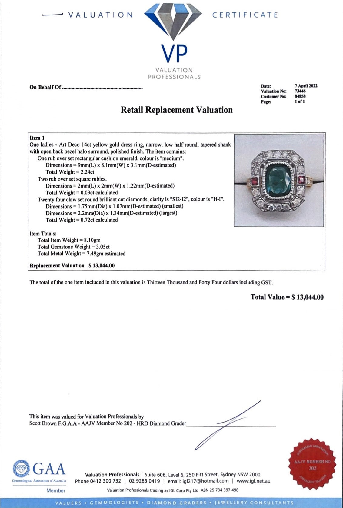 18CT ROSE/WHITE GOLD AQUAMARINE AND DIAMOND COCKTAIL RING